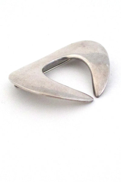 Georg Jensen Denmark vintage modernist silver brooch 366 by Nanna Ditzel
