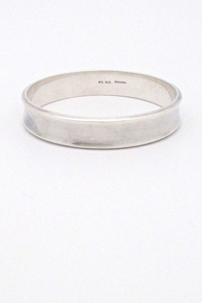 Randers Solvvarefabrik Denmark vintage Modernist heavy silver bangle bracelet
