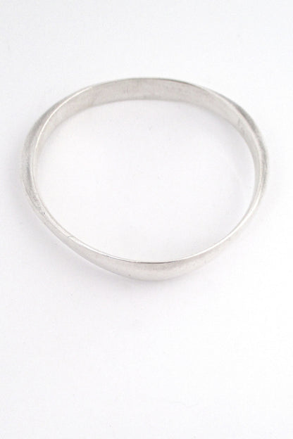 David-Andersen heavy silver bangle by Bjorn Sigurd Ostern