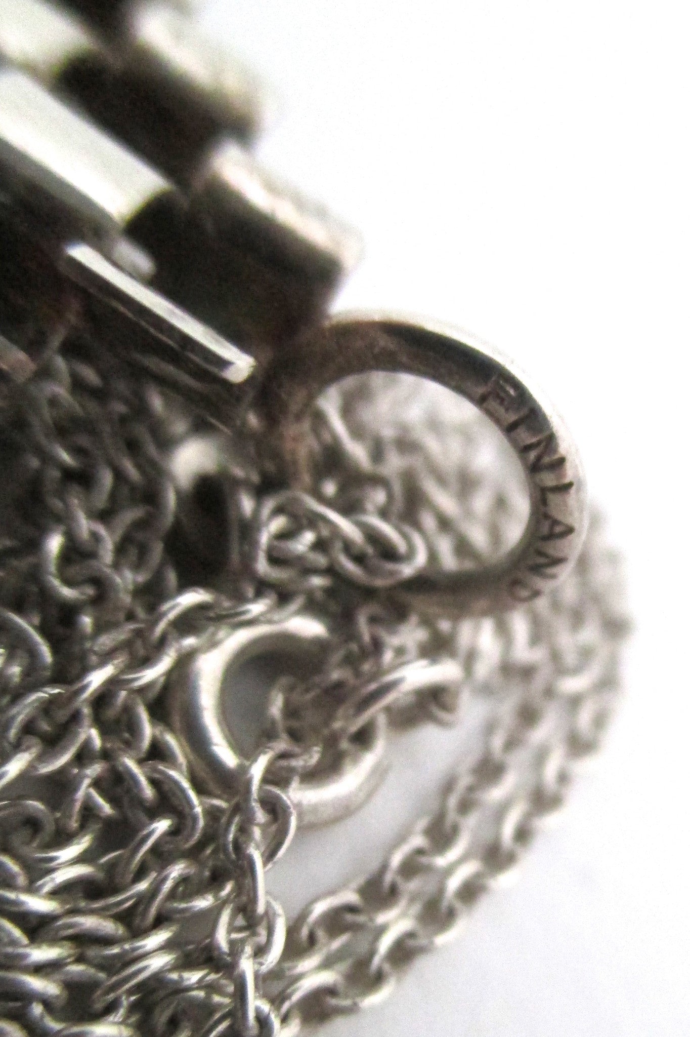 Elis Kauppi 'wave grid' openwork necklace