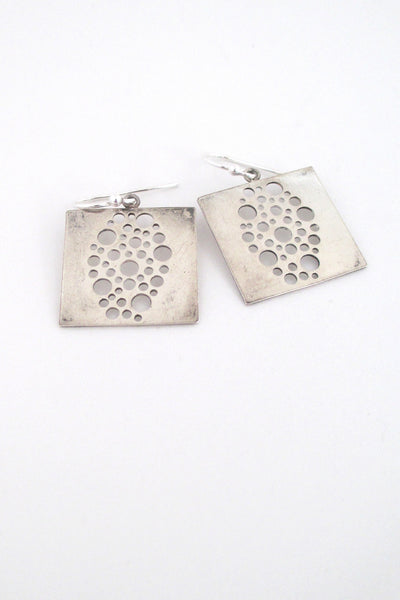 Liisa Vitali square drop earrings
