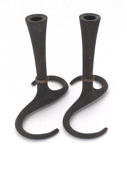 Jens Quistgaard early Dansk 'S' candle holders
