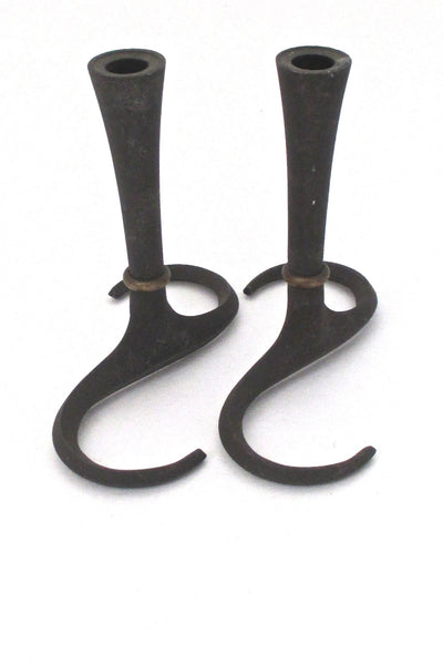 Jens Quistgaard early Dansk 'S' candle holders