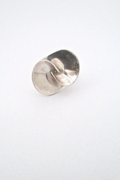 Georg Jensen swirl ring #130 - Ibe Dahlquist – Samantha Howard Vintage