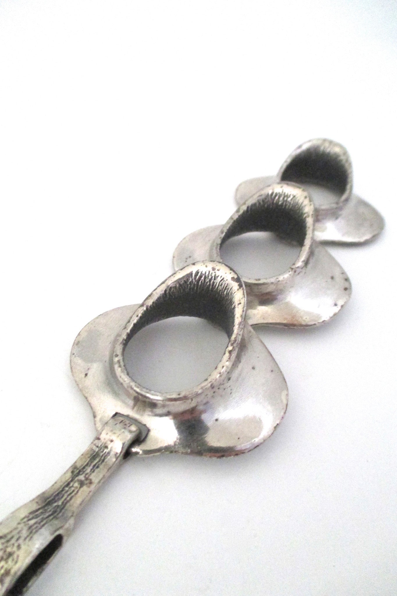 Guy Vidal extra large 'textured discs' pendant