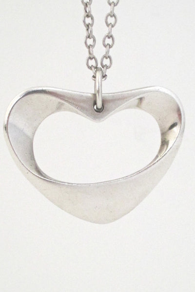Georg Jensen Henning Koppel large heart pendant #152