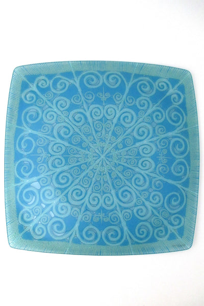 Higgins USA fused glass large platter at Samantha Howard Vintage