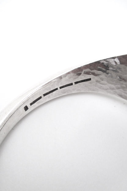Bent Knudsen heavy silver hand wrought bracelet