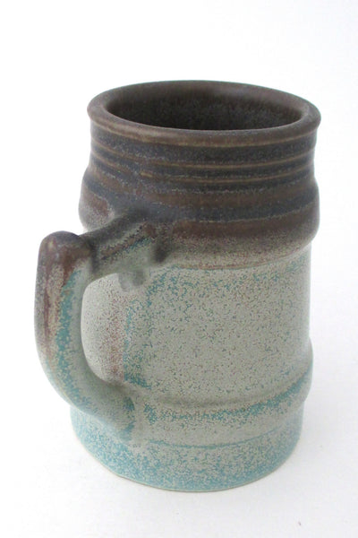 Lotte Canada glazed ceramic large mug Canadian studio pottery Lotte lamp glaze