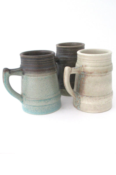 Lotte Canada glazed ceramic mugs Canadian studio pottery Lotte lamp glaze