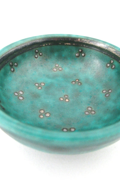 Gustavsberg 'Argenta' small polka dot dish