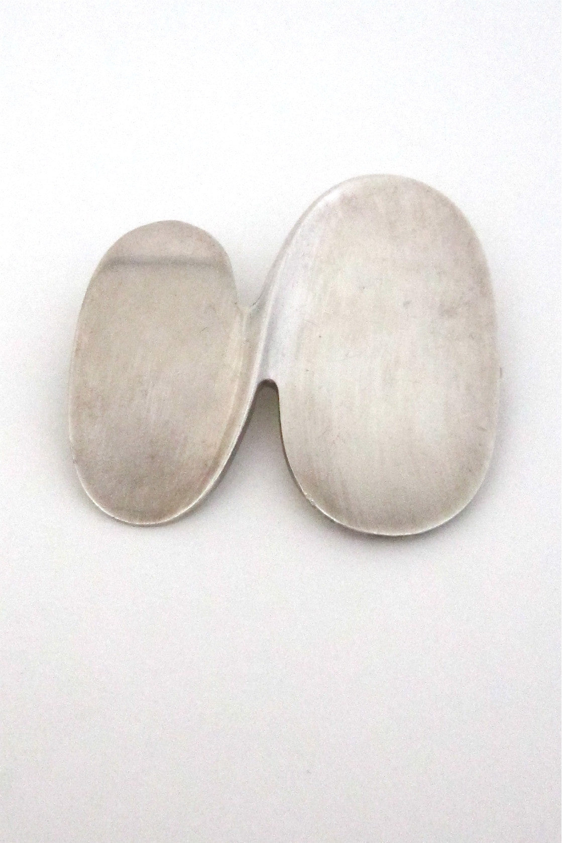 Georg Jensen Denmark vintage modernist silver brooch by Ibe Dahlquist