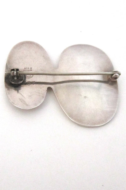 Georg Jensen modernist brooch # 357 by Ibe Dahlquist