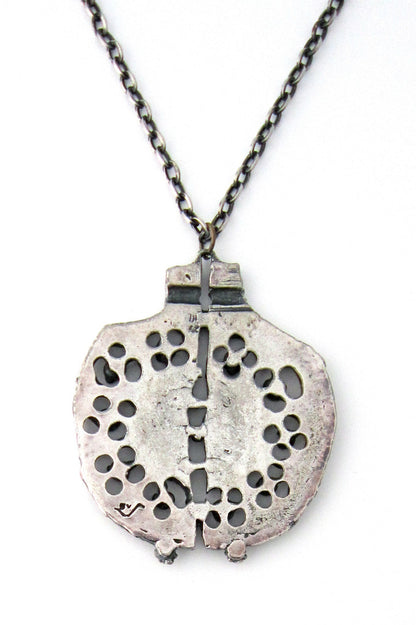 Guy Vidal bronze feature pendant