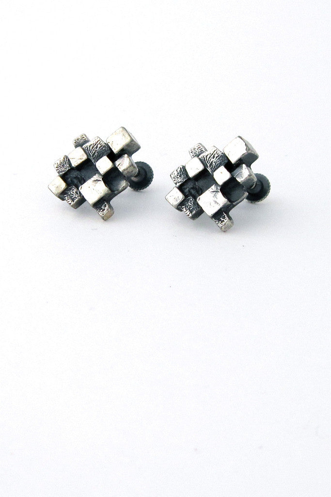 Guy Vidal Canada pewter earrings