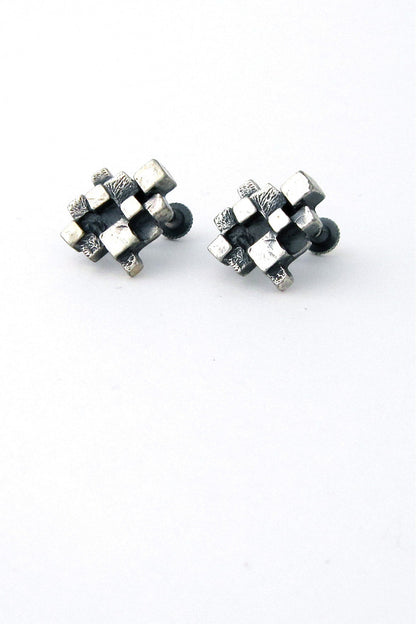 Guy Vidal Canada pewter earrings