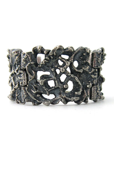 Robert Larin Canada large pewter bracelet