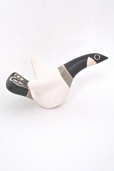 profile Strawberry Hill Canada vintage glazed ceramic large Canada Goose sculpture