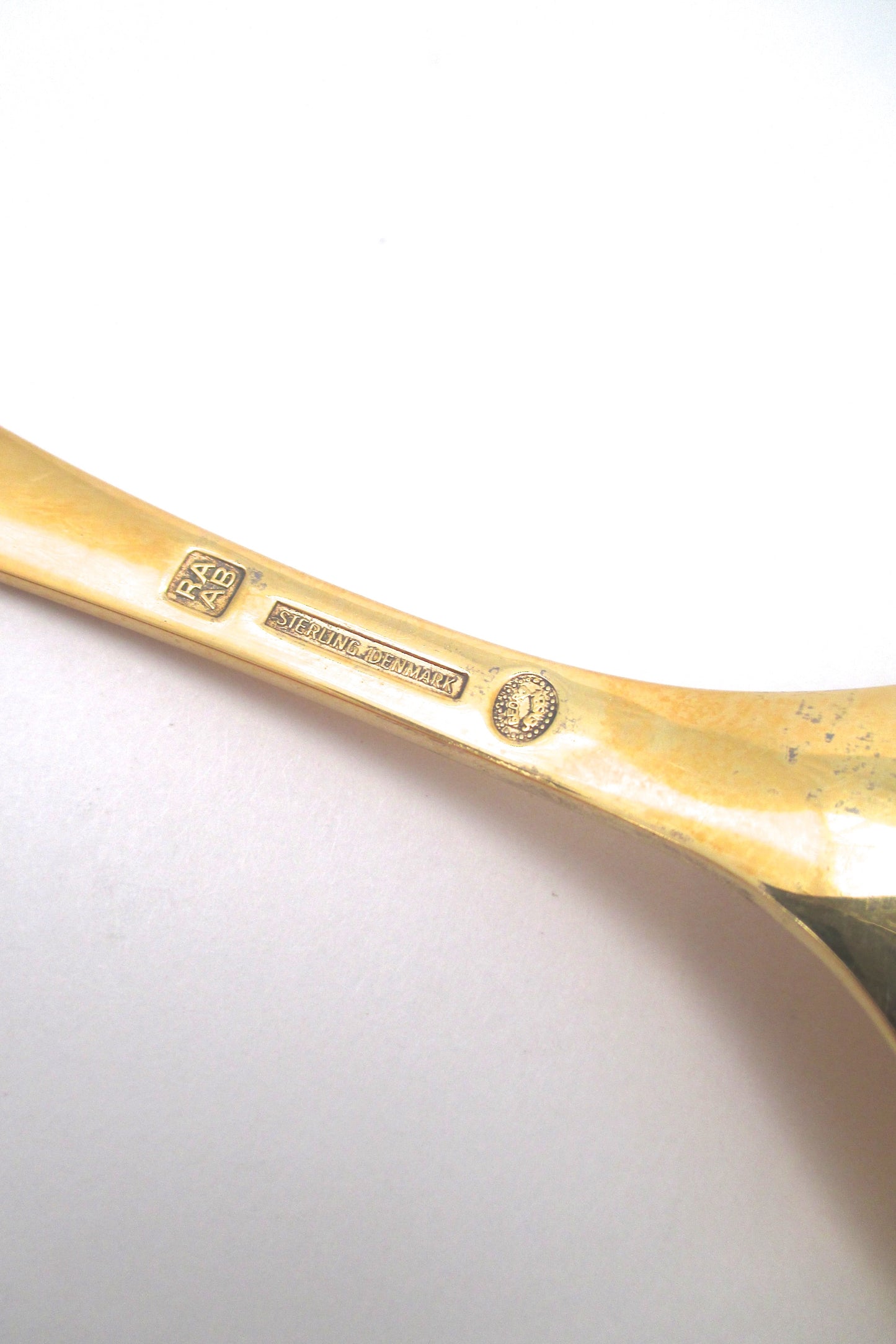 Georg Jensen sterling & enamel annual spoon - 1972 - original box