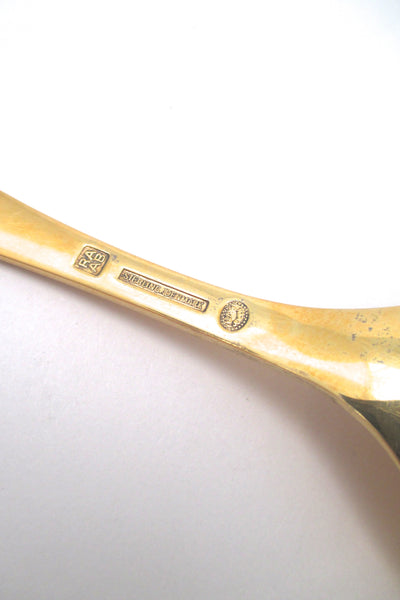 Georg Jensen sterling & enamel annual spoon - 1972 - original box