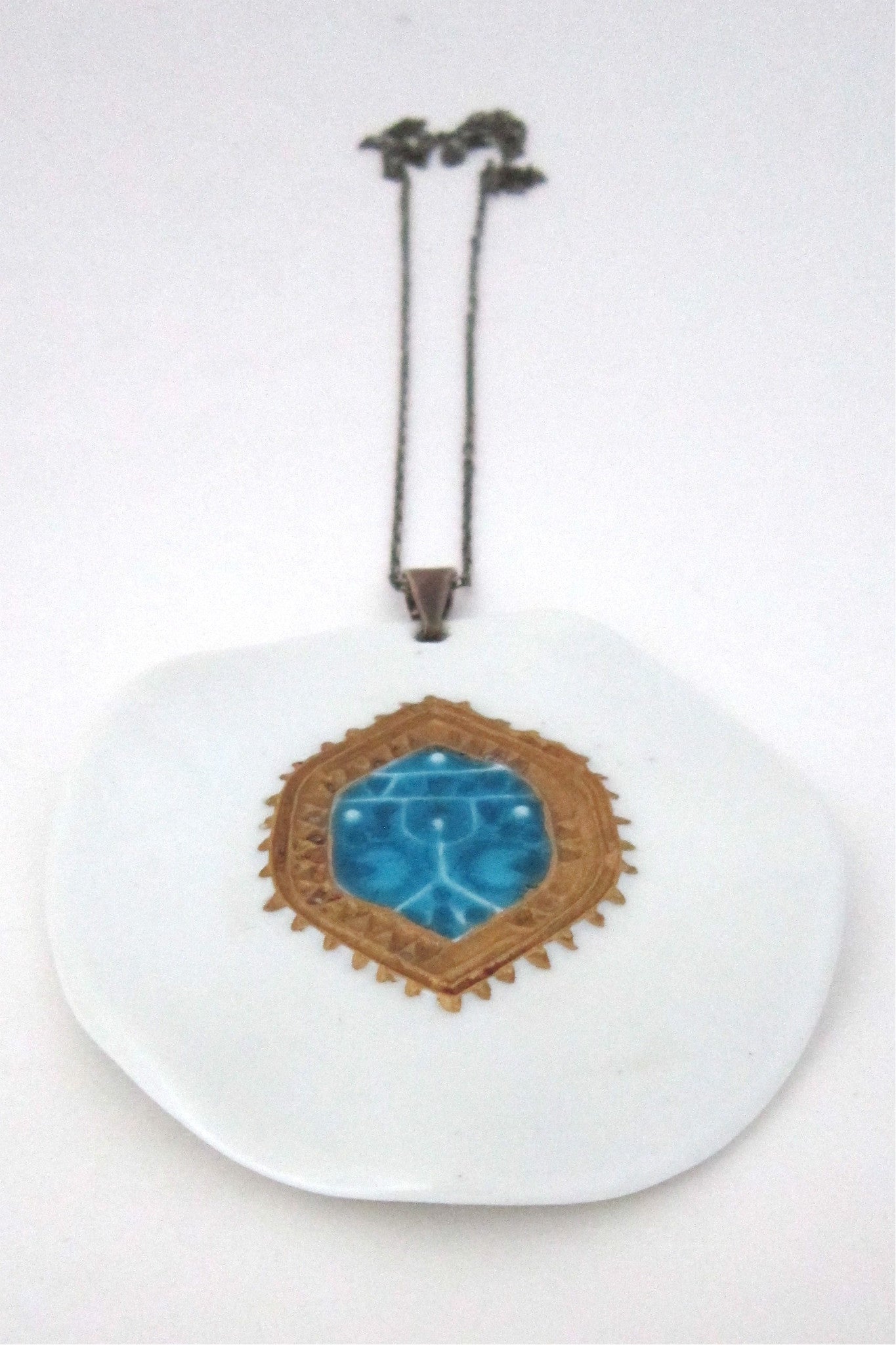 Royal Copenhagen Anton Michelsen large porcelain pendant by Nils Thorssen