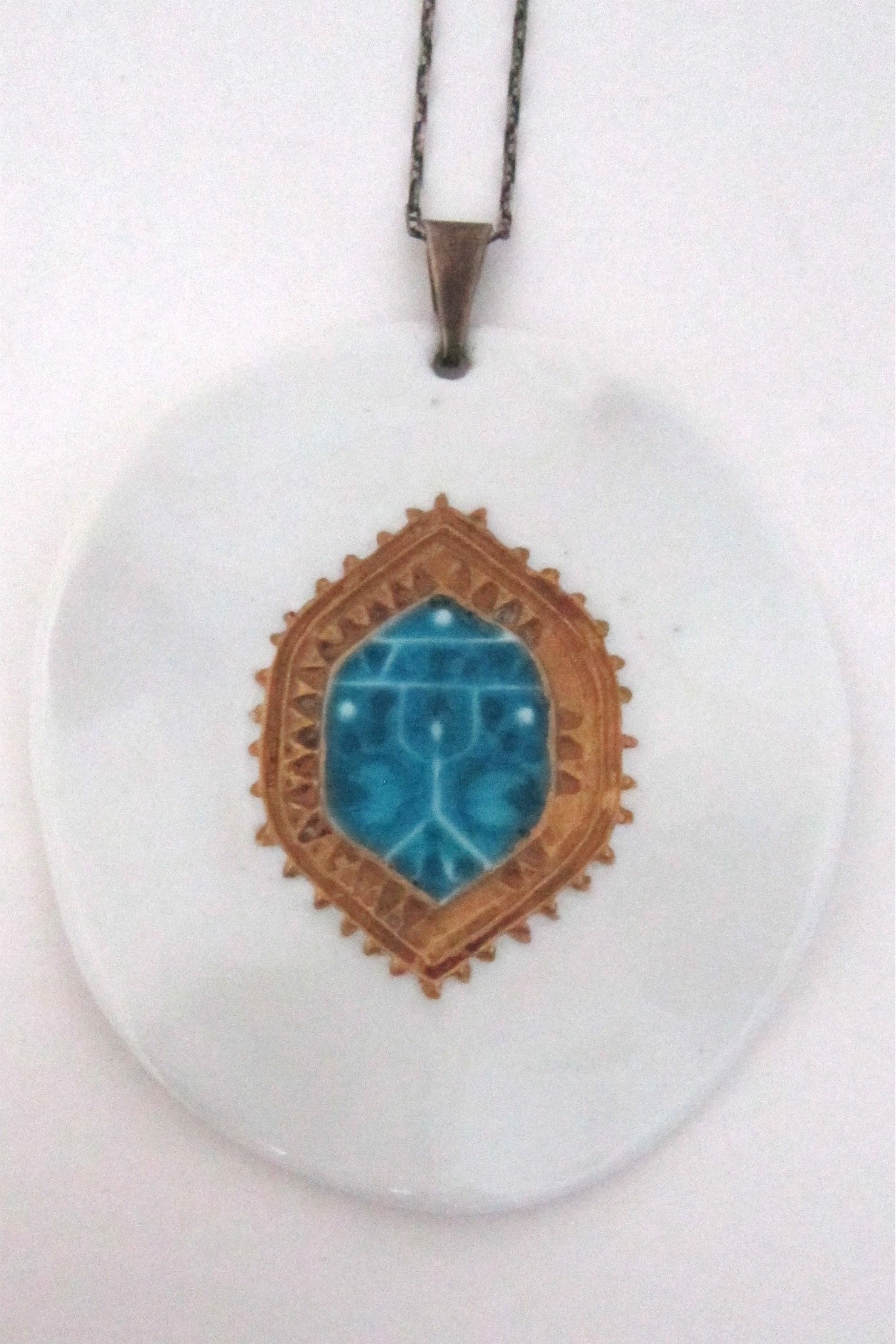 Royal Copenhagen Anton Michelsen large porcelain pendant by Nils Thorssen