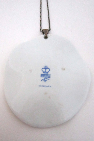 Royal Copenhagen large porcelain pendant - Nils Thorsson