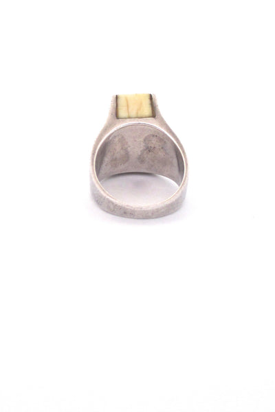 S'Paliu heavy silver ring