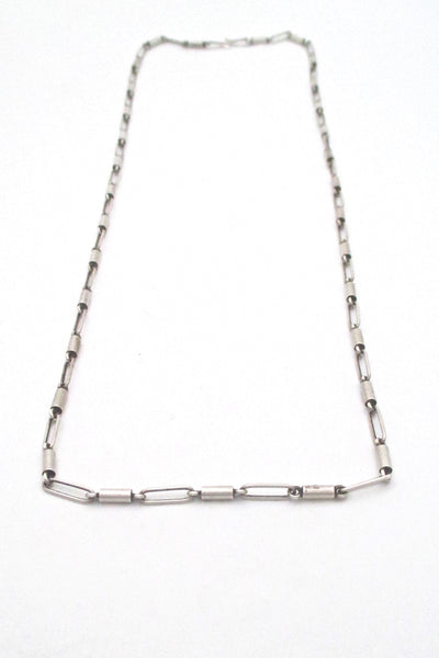 Arne Johansen heavy silver chain necklace