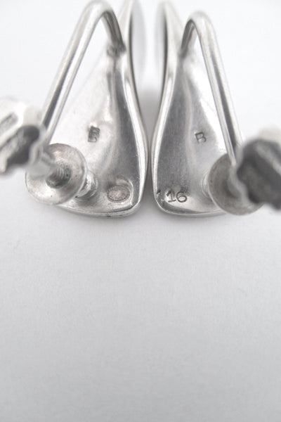 Georg Jensen earrings # 116B by Edvard Kindt-Larsen