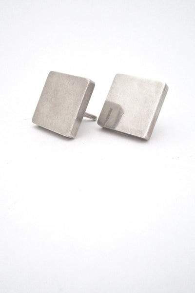 la Cucaracha Taxco Mexico vintage sterling silver large square cufflinks
