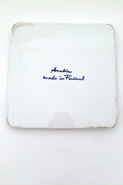 Arabia hand decorated ceramic platter / tray