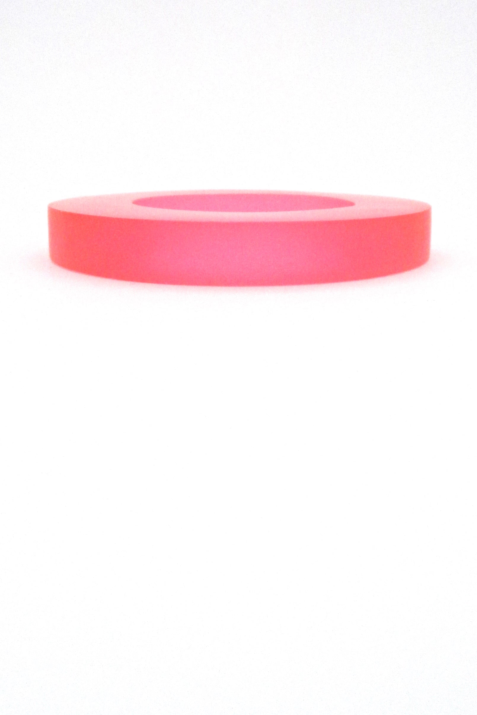 profile Martha Sturdy Canada vintage large clear bright pink resin bangle bracelet 1980s