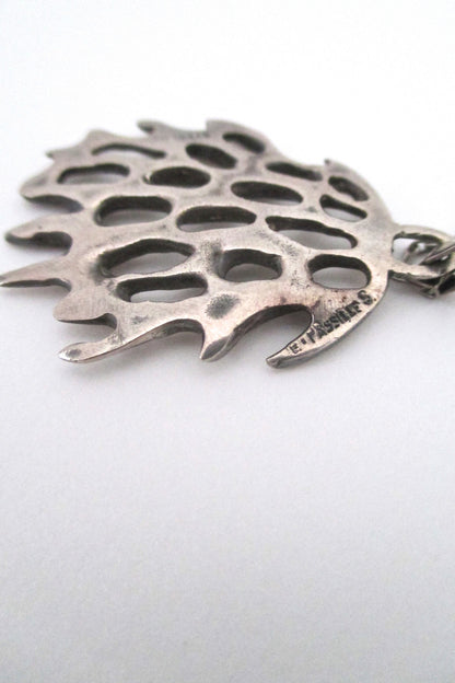 de Passille-Sylvestre sterling silver openwork pendant - rare