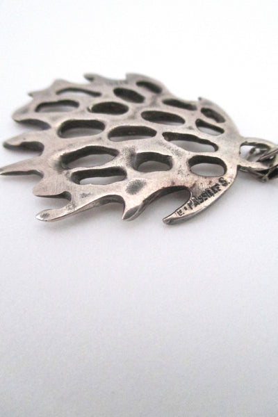 de Passille-Sylvestre sterling silver openwork pendant - rare