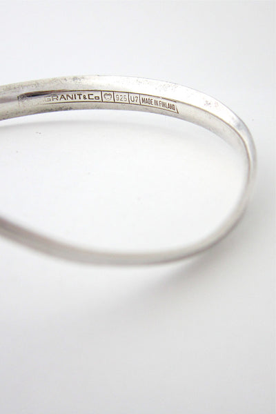 Erik Granit silver & amber bracelet