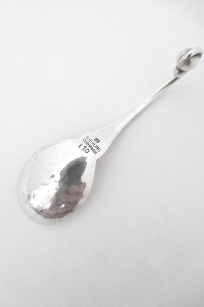 Georg Jensen open salt & spoon #110