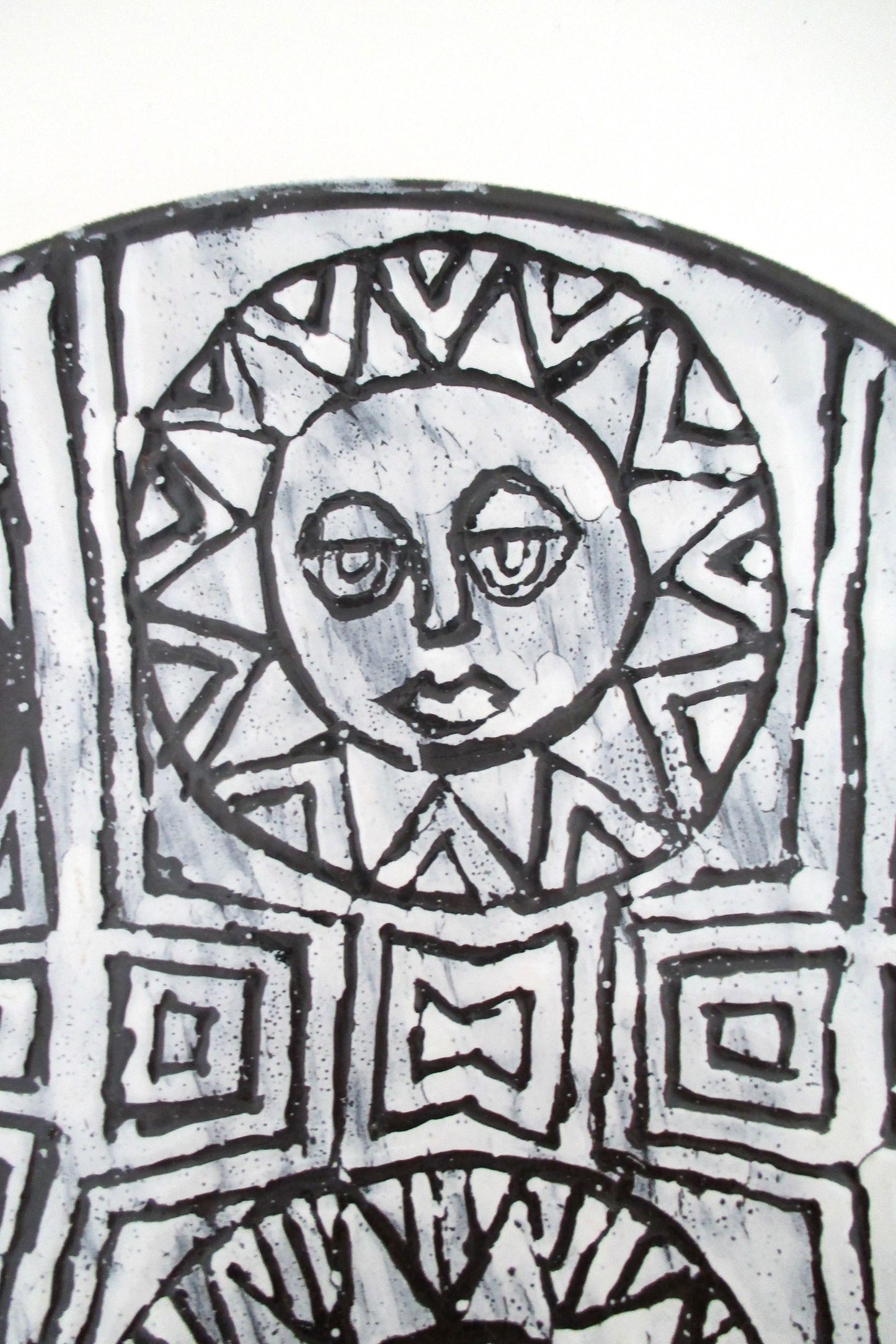 Poole Studio Sun Face dish by Tony Morris - rare