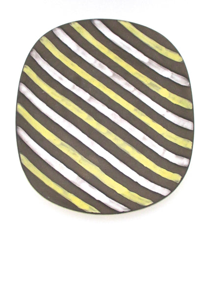 Upsala Ekeby Sweden vintage ceramic Spiral platter by Ingrid Atterby