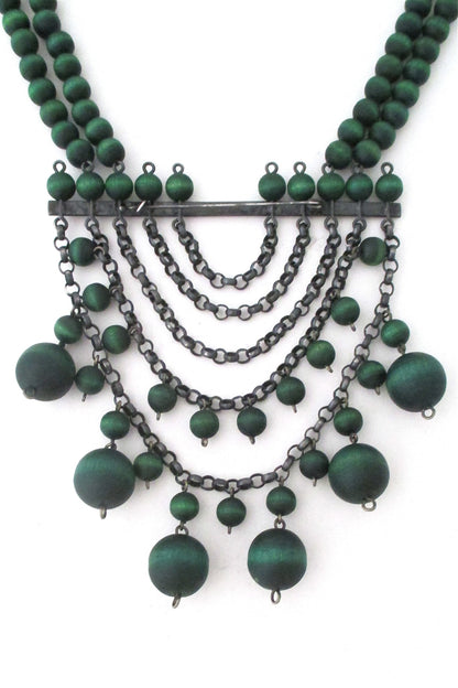 aarikka huge kinetic bib necklace