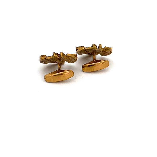 Jorma Laine bronze openwork cufflinks