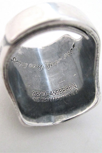 David-Andersen large 'Saga' ring