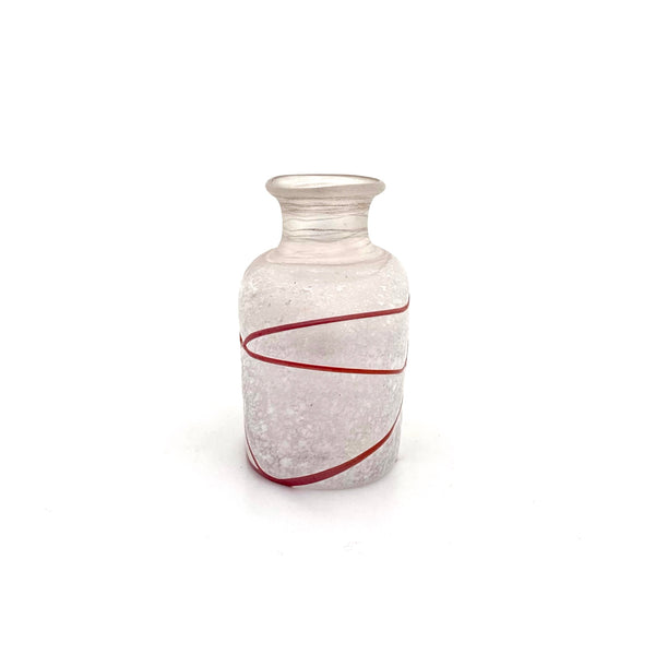 Kosta Boda petite 'Galaxy Red' vase ~ Bertil Vallien, Artist Collection