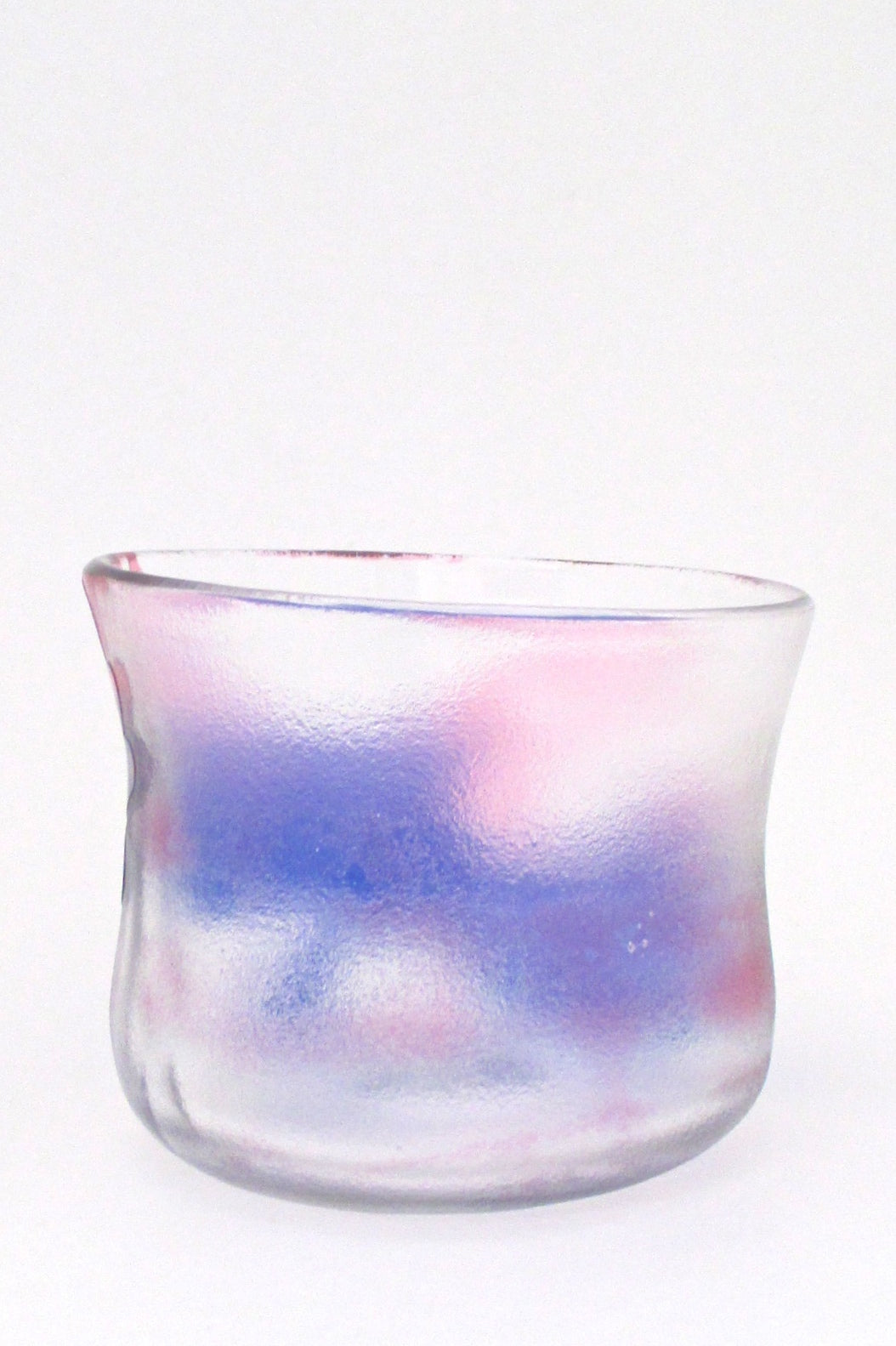 Kosta Boda cameo glass bird vase / bowl - Paul Hoff