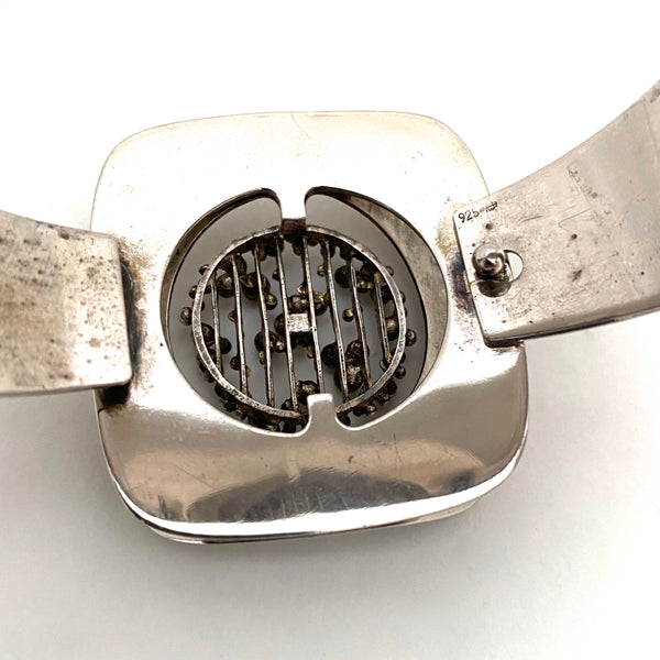 Kollmar & Jourdan Germany vintage silver hinged bracelet