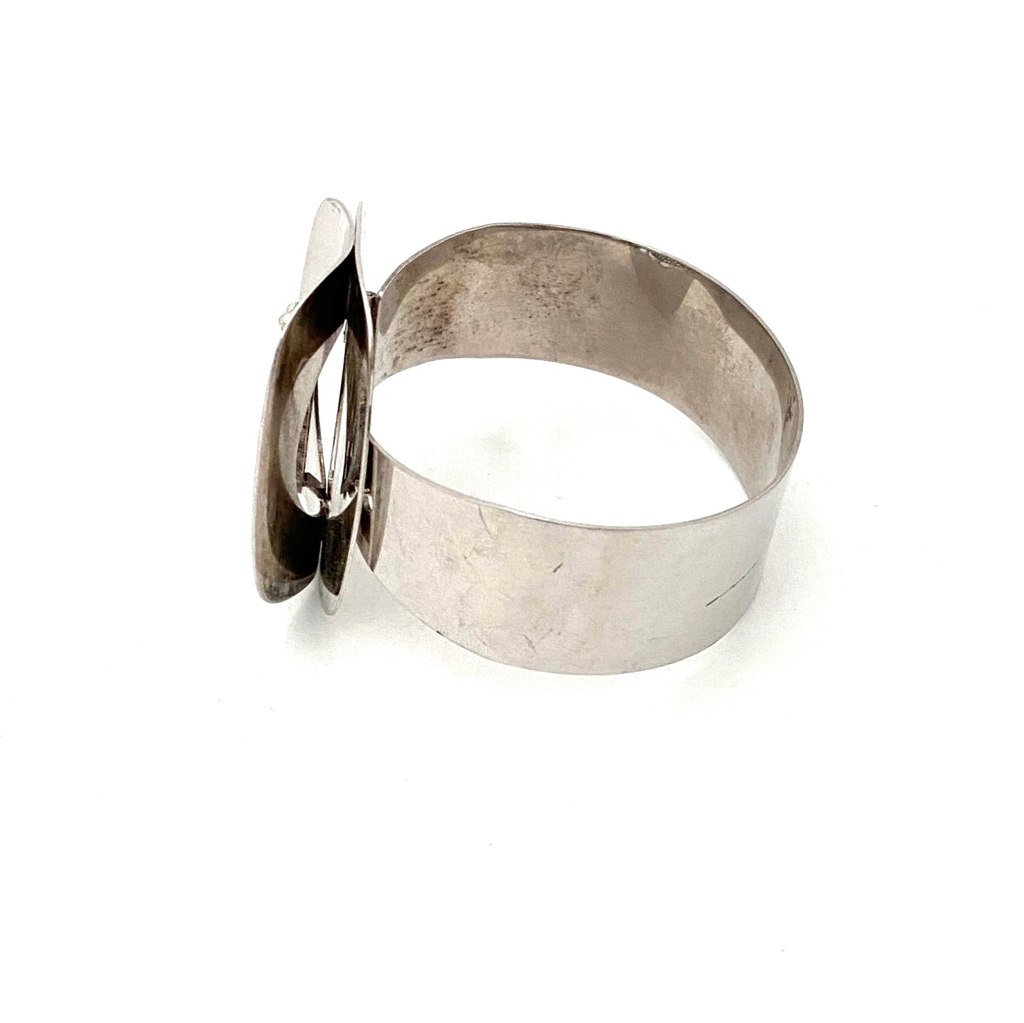 Kollmar & Jourdan Germany vintage silver hinged bracelet