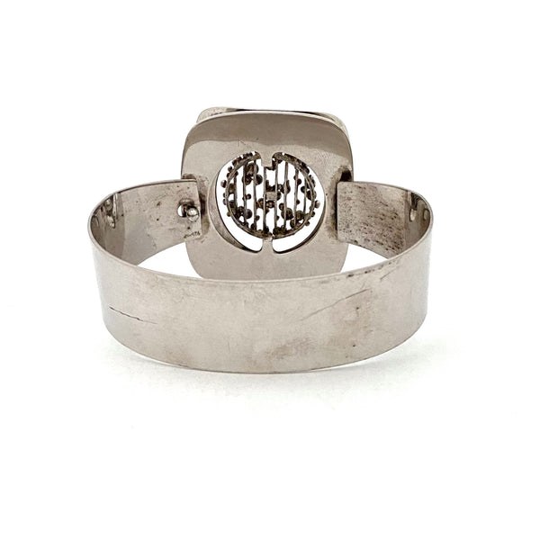Kollmar & Jourdan Germany vintage silver hinged bracelet