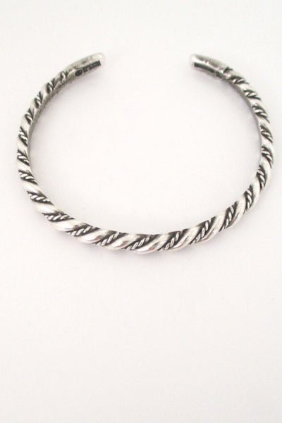 Kalevala Koru sterling cuff bracelet