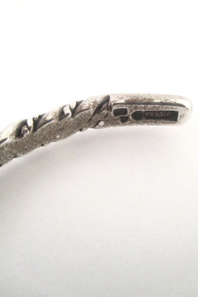 Kalevala Koru sterling cuff bracelet