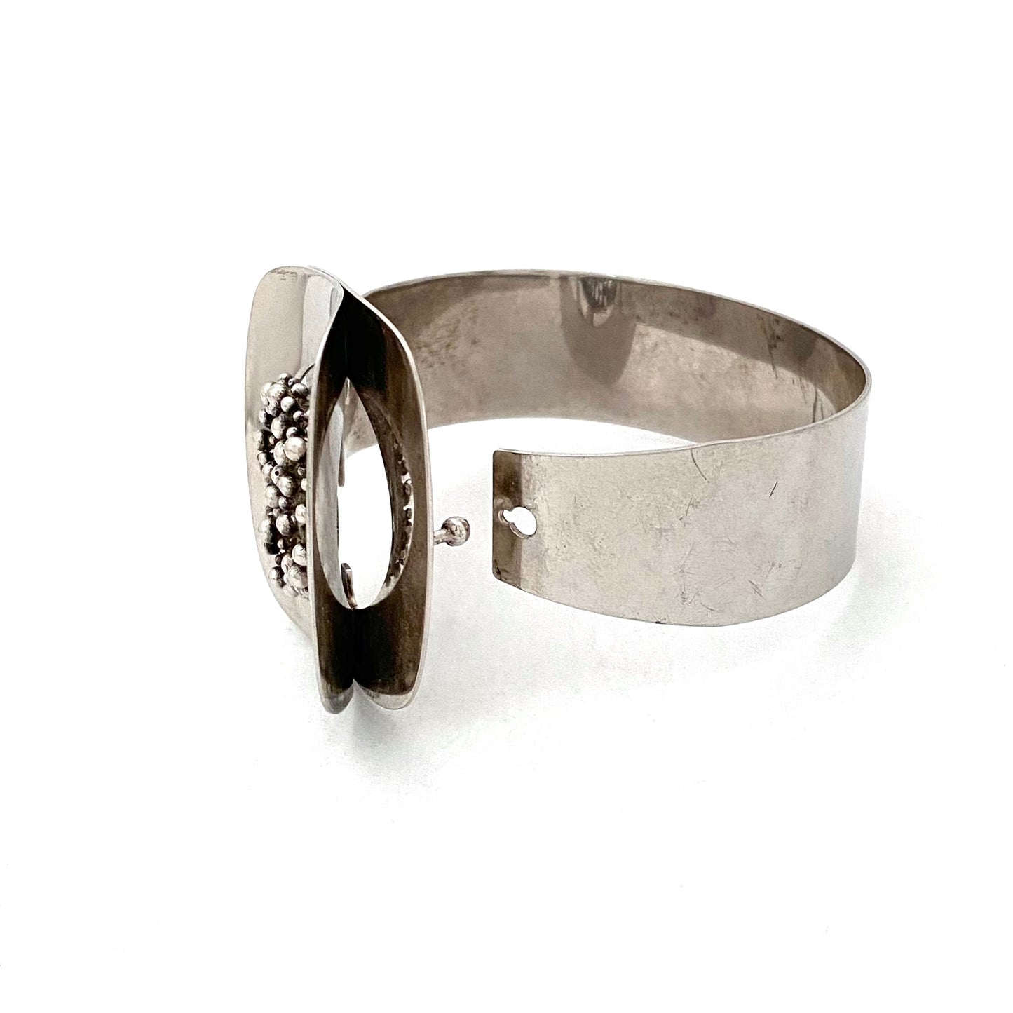 Kollmar & Jourdan Germany vintage silver hinged bracelet